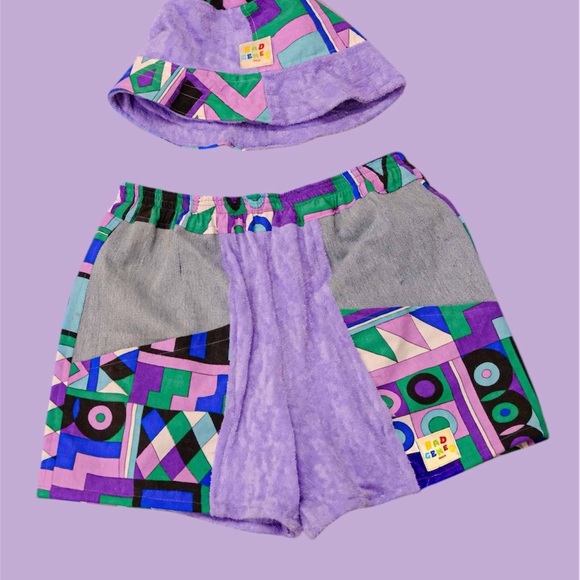 Retro Rodeo Patchwork Shorts - Picture 2 of 2